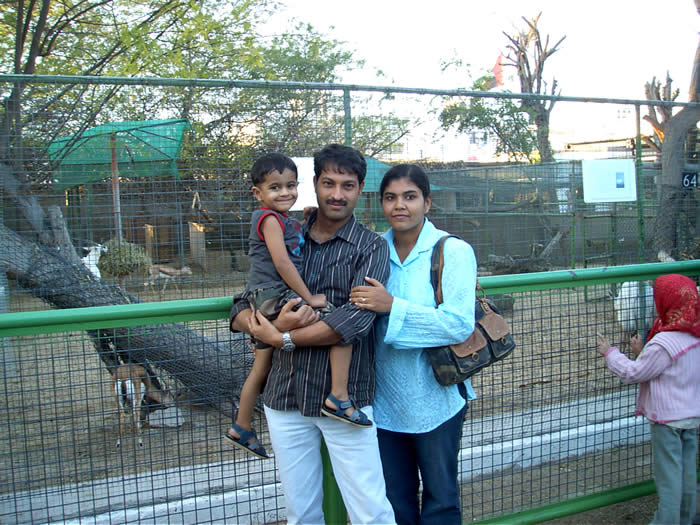 Sangeetha with Sunil and Arjun